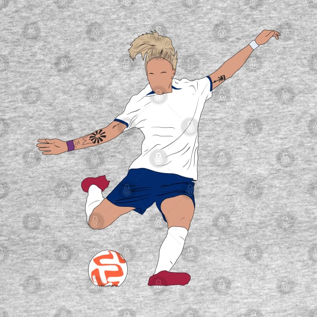 Rachel Daly England Women Football Minimalist by Hevding